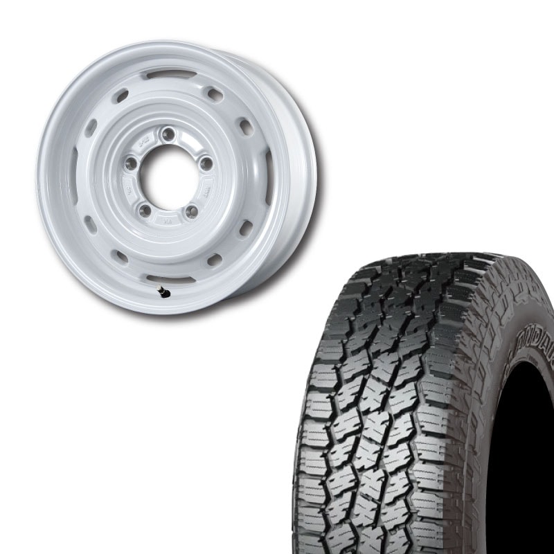 225/75R16 選べるタイヤセット <br> UNIONRIM TX 16×6J ±0 139.7 5H <br> 1本価格 シエラ シーエルリンク
