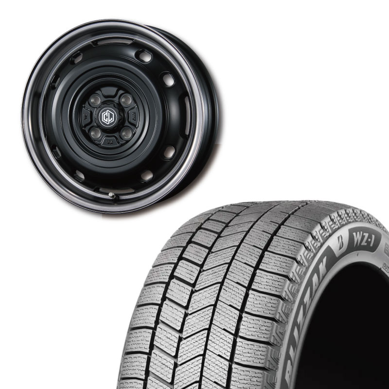 165/65R15 選べるタイヤセット <br> UNIONRIM TX 15×4.5J +45 100 4H <