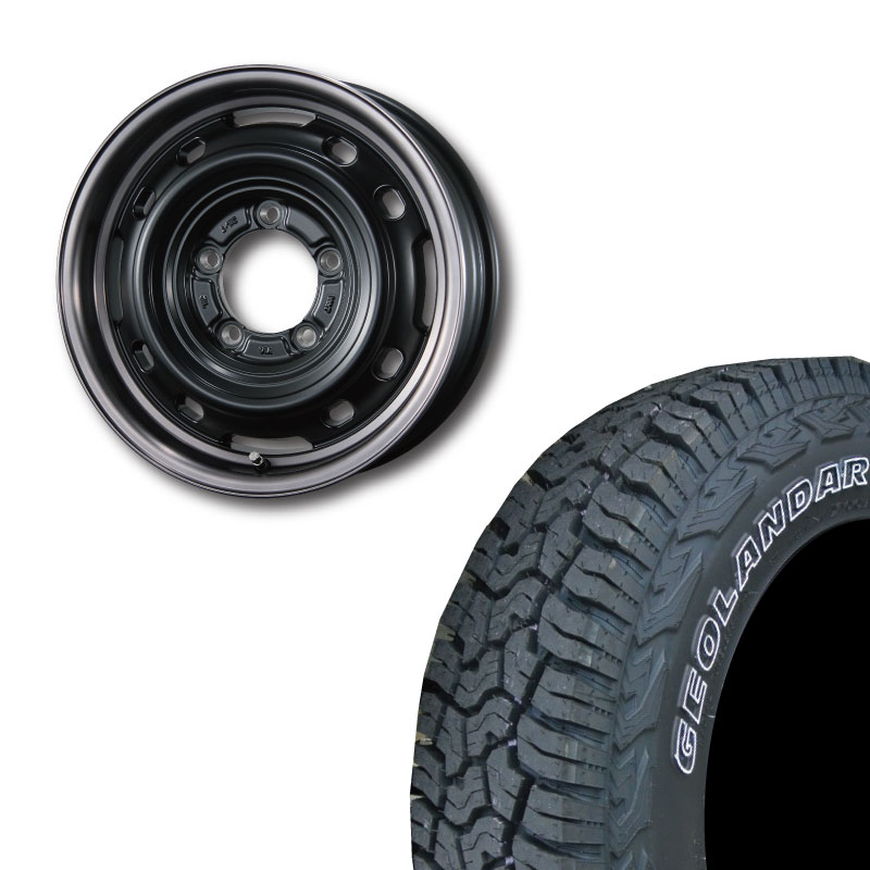 235/70R16 選べるタイヤセット / UNIONRIM TX 16×6J ±0 139.7 5H