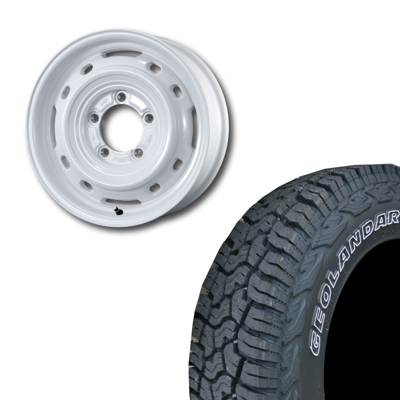 235/70R16 選べるタイヤセット / UNIONRIM TX 16×6J ±0 139.7 5H