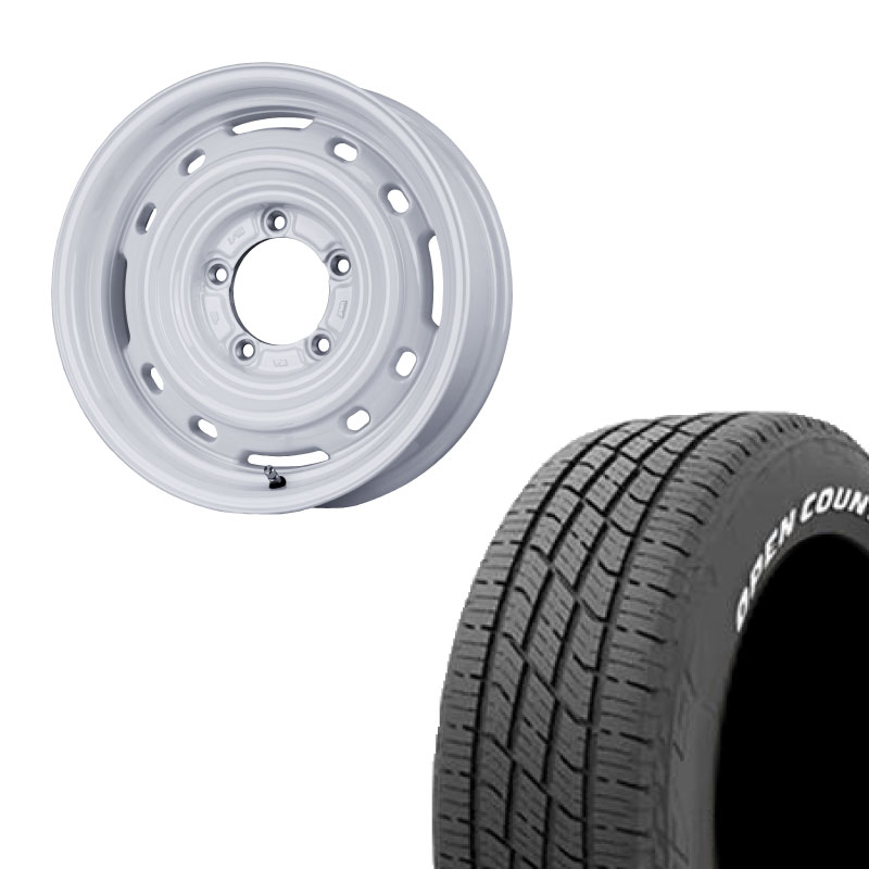215/70R16 選べるタイヤセット <br> UNIONRIM TX 16×6J ±0 139.7 5H <br> 1本価格 シエラ シーエルリンク