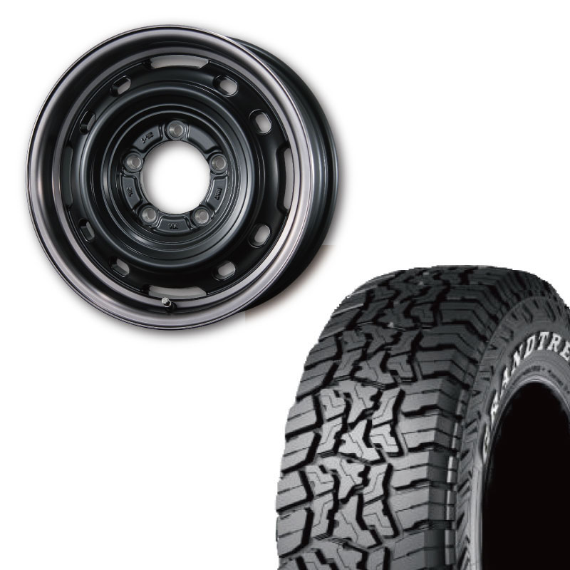 215/70R16 選べるタイヤセット <br> UNIONRIM TX 16×6J ±0 139.7