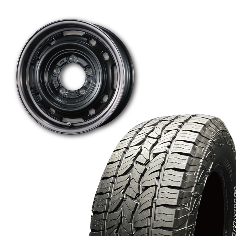 225/70R16 選べるタイヤセット <br> UNIONRIM TX 16×5.5J +20 139.7 5H