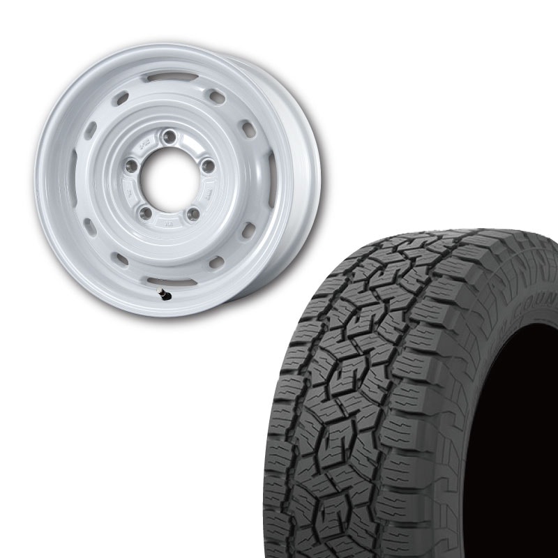 225/70R16 選べるタイヤセット <br> UNIONRIM TX 16×5.5J +20 139.7 5H <br> 1本価格 ジムニー シーエルリンク
