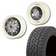 175/80R16<br> 選べるタイヤセット <br>【純正車輌 適合】<br> The First <br>センターカバー2枚セット<br>コンプトン ガーデナ<br> 16x5.5J +20 139.7 5H <br> ジムニー<br>1本価格