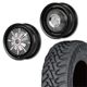 195R16<br> 選べるタイヤセット <br>【1インチUP 推奨】<br> The First <br>センターカバー2枚セット<br>コンプトン ガーデナ <br>16×5.5J +20 139.7 5H <br> ジムニー<br>1本価格