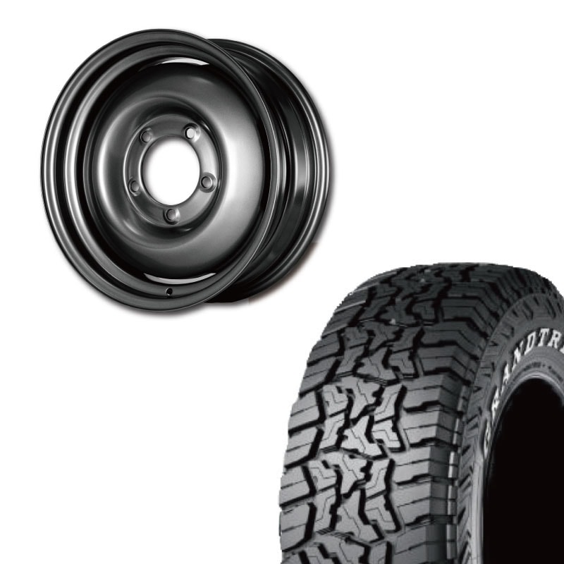 185/85R16 選べるタイヤセット <br> オールドスタイルスチール