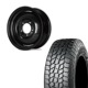 185/85R16 選べるタイヤセット <br> オールドスタイルスチールホイール 16×5.5J +20 139.7 5H <br> 1本価格 ジムニー シーエルリンク
