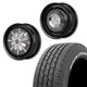 215/70R16<br> 選べるタイヤセット <br>【1インチUP 推奨】<br>【オーバーフェンダー 推奨】<br> The First <br>センターカバー2枚セット<br>コンプトン ガーデナ <br>16×5.5J +20 139.7 5H <br> ジムニー<br>1本価格