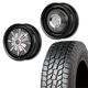 215/70R16<br> 選べるタイヤセット <br>【1インチUP 推奨】<br>【オーバーフェンダー 推奨】<br> The First <br>センターカバー2枚セット<br>コンプトン ガーデナ <br>16×5.5J +20 139.7 5H <br> ジムニー<br>1本価格