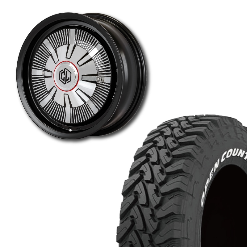 225/75R16 選べるタイヤセット <br> The First 16×5.5J +20 139.7 5H <br> 1本価格 ジムニー シーエルリンク