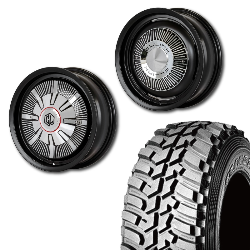 225/75R16<br> 選べるタイヤセット <br>【3インチUP 推奨】<br