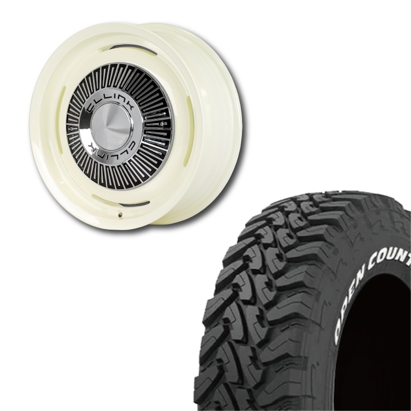 225/75R16 選べるタイヤセット <br> The First 16×5.5J +20 139.7 5H <br> 1本価格 ジムニー シーエルリンク