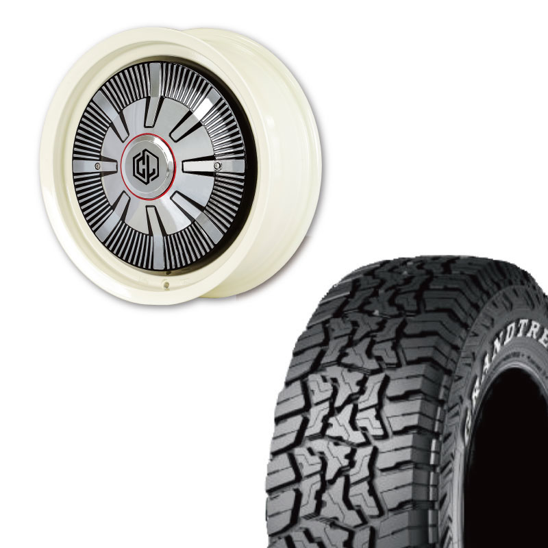 225/75R16 選べるタイヤセット <br> The First 16×5.5J +20 139.7 5H <br> 1本価格 ジムニー シーエルリンク