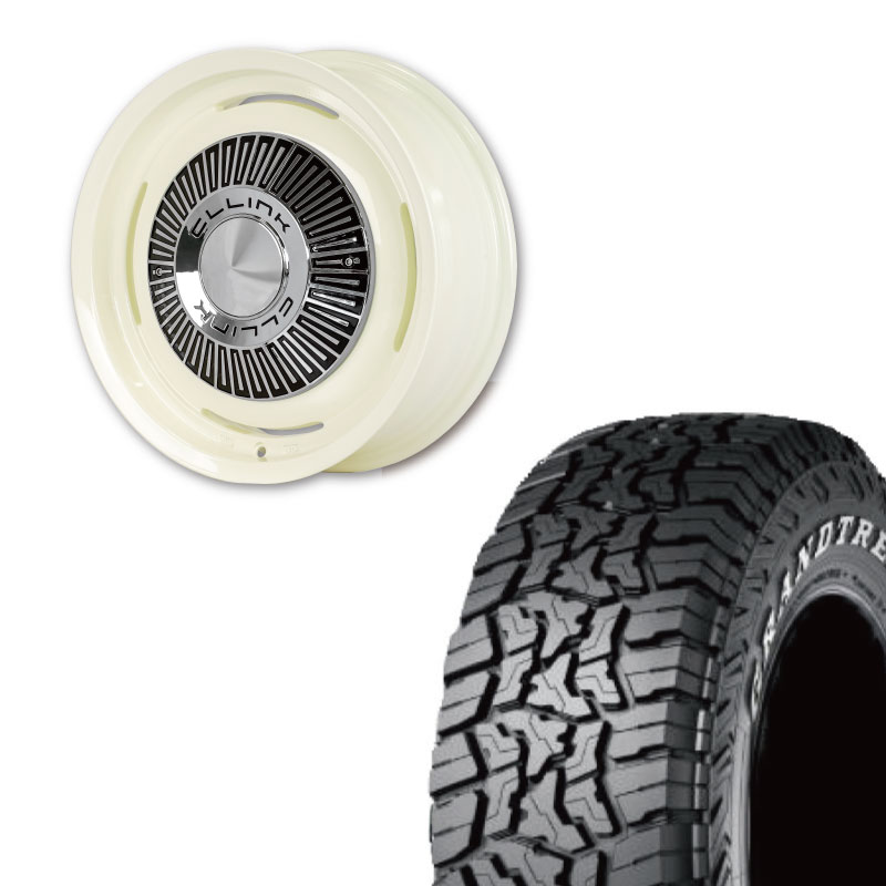 225/75R16 選べるタイヤセット <br> The First 16×5.5J +20 139.7 5H <br> 1本価格 ジムニー シーエルリンク