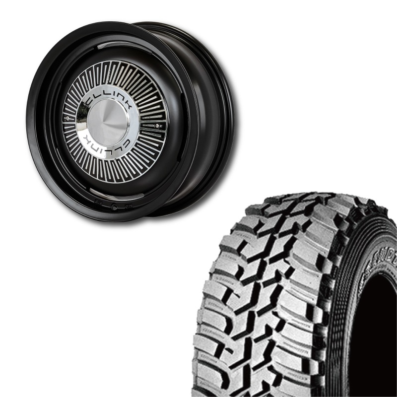 225/75R16 選べるタイヤセット <br> The First 16×5.5J +20 139.7 5H <br> 1本価格 ジムニー シーエルリンク