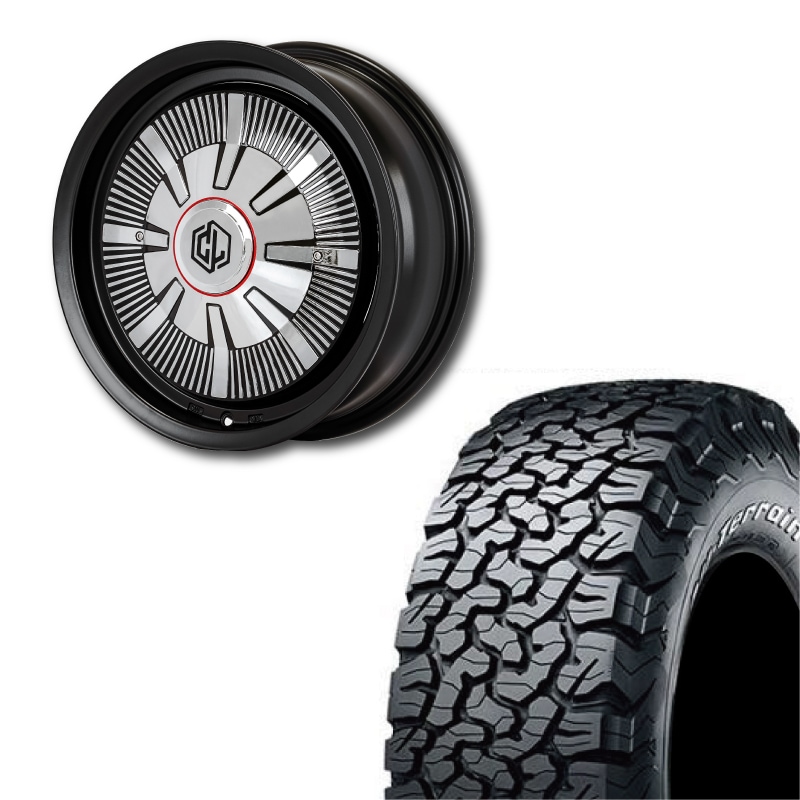 Shovel　ジムニータイヤ 225/75R16 選べるタイヤセット <br> オールドスタイルスチール