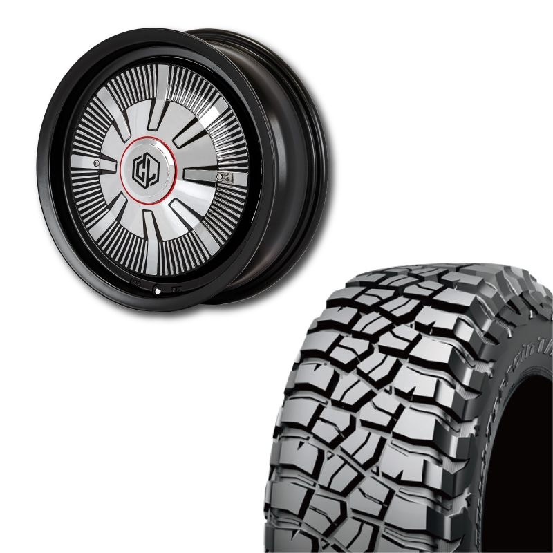 225/75R16 選べるタイヤセット <br> The First 16×5.5J +20