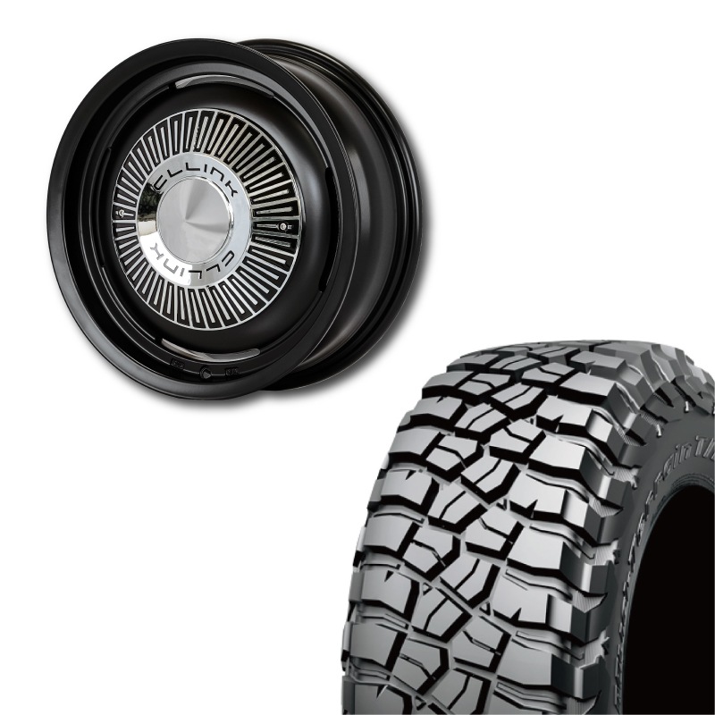 225/75R16 選べるタイヤセット <br> The First 16×5.5J +20 139.7 5H <br> 1本価格 ジムニー シーエルリンク