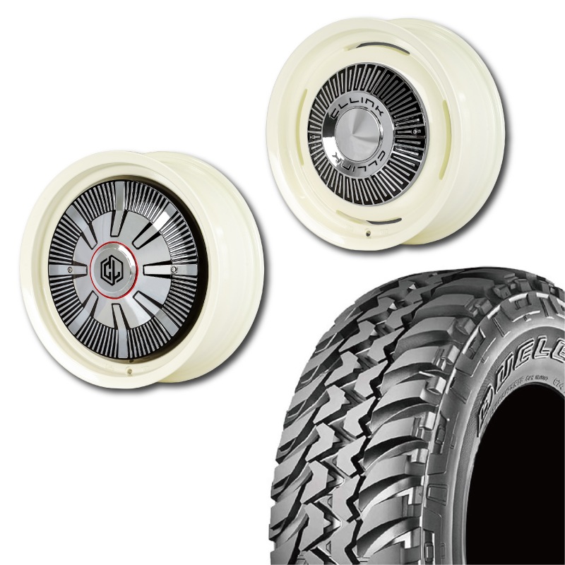 取引中3月末まで値下げ中　【美品バリ目】　225/75R16   アルミホイール付 225/75R16<br> 選べるタイヤセット <br>【3インチUP 推奨】<br
