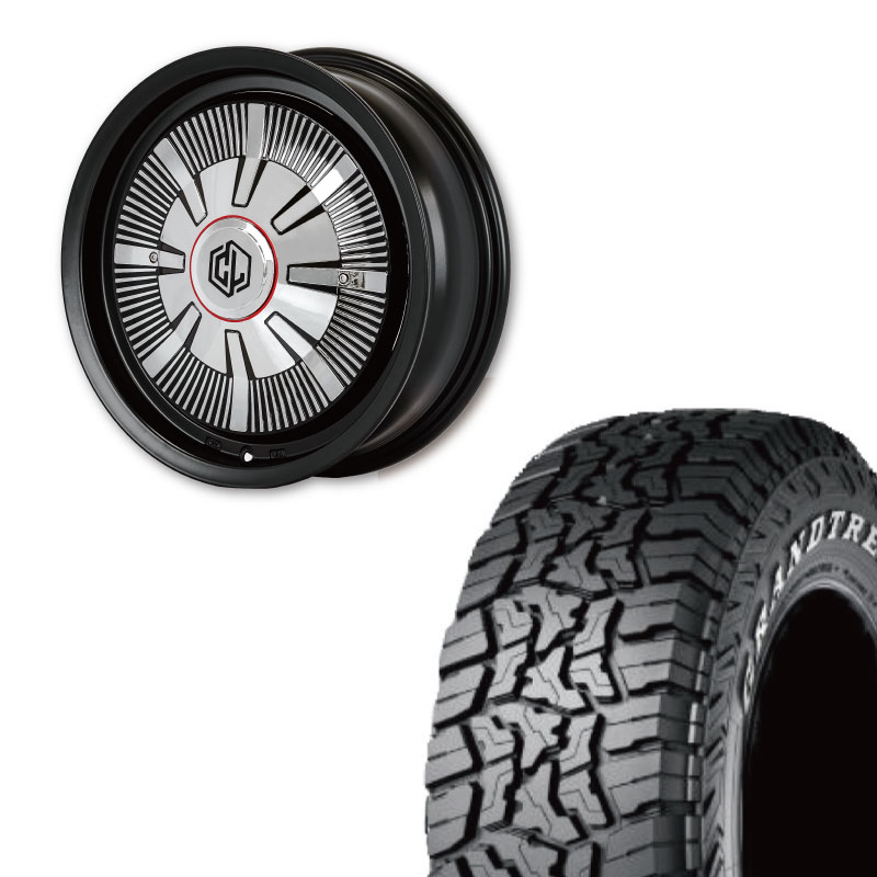 225/70R16 選べるタイヤセット <br> The First 16×5.5J +20 139.7 5H <br> 1本価格 ジムニー シーエルリンク