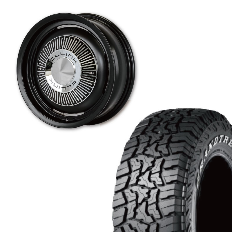 225/70R16 選べるタイヤセット <br> The First 16×5.5J +20 139.7 5H <br> 1本価格 ジムニー シーエルリンク