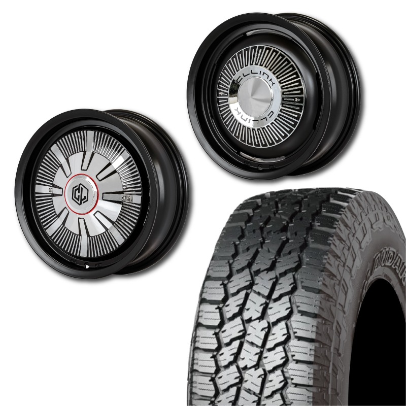 225/70R16<br> 選べるタイヤセット <br>【1～2インチUP 推奨】<br>【オーバーフェンダー 推奨】<br> The First <br>センターカバー2枚セット<br>コンプトン ガーデナ <br>16×5.5J +20 139.7 5H <br> ジムニー<br>1本価格