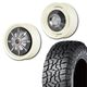 225/70R16<br> 選べるタイヤセット <br>【1～2インチUP 推奨】<br>【オーバーフェンダー 推奨】<br> The First <br>センターカバー2枚セット<br>コンプトン ガーデナ <br>16×5.5J +20 139.7 5H <br> ジムニー<br>1本価格
