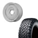 215/70R16 選べるタイヤセット <br> オールドスタイルスチールホイール 16×5.5J +20 139.7 5H <br> 1本価格 ジムニー シーエルリンク