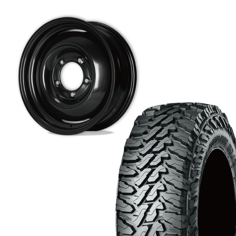 225/75R16 選べるタイヤセット <br> オールドスタイルスチール