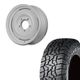 225/75R16 選べるタイヤセット <br> オールドスタイルスチールホイール 16×5.5J +20 139.7 5H <br> 1本価格 ジムニー シーエルリンク