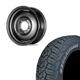 225/75R16 選べるタイヤセット <br> オールドスタイルスチールホイール 16×5.5J +20 139.7 5H <br> 1本価格 ジムニー シーエルリンク