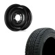 225/75R16 選べるタイヤセット <br> オールドスタイルスチールホイール 16×6J -5 139.7 5H <br> 1本価格 シエラ シーエルリンク