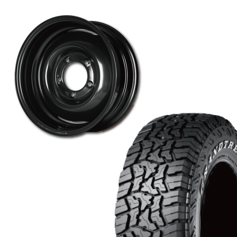 たくりみのすページ 235/70R16 選べるタイヤセット <br> オールドスタイルスチール