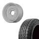 215/70R16 選べるタイヤセット <br> オールドスタイルスチールホイール 16×6J -5 139.7 5H <br> 1本価格 シエラ シーエルリンク