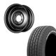 215/70R16 選べるタイヤセット <br> オールドスタイルスチールホイール 16×6J -5 139.7 5H <br> 1本価格 シエラ シーエルリンク
