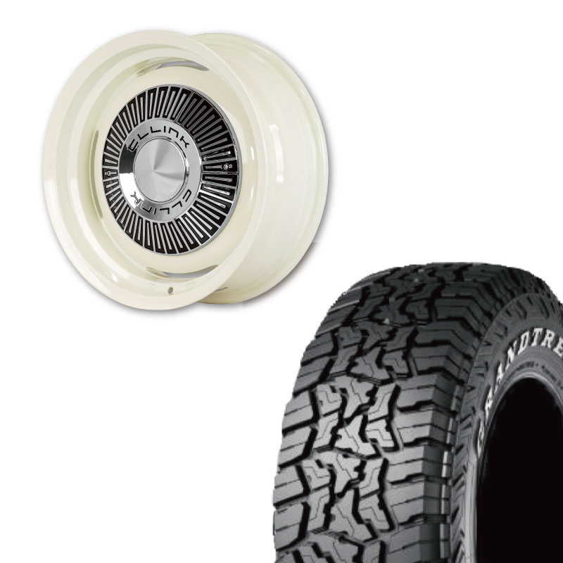 225/75R16 選べるタイヤセット <br> The First 16×6J -5 139.7 5H <br> 1本価格 シエラ シーエルリンク