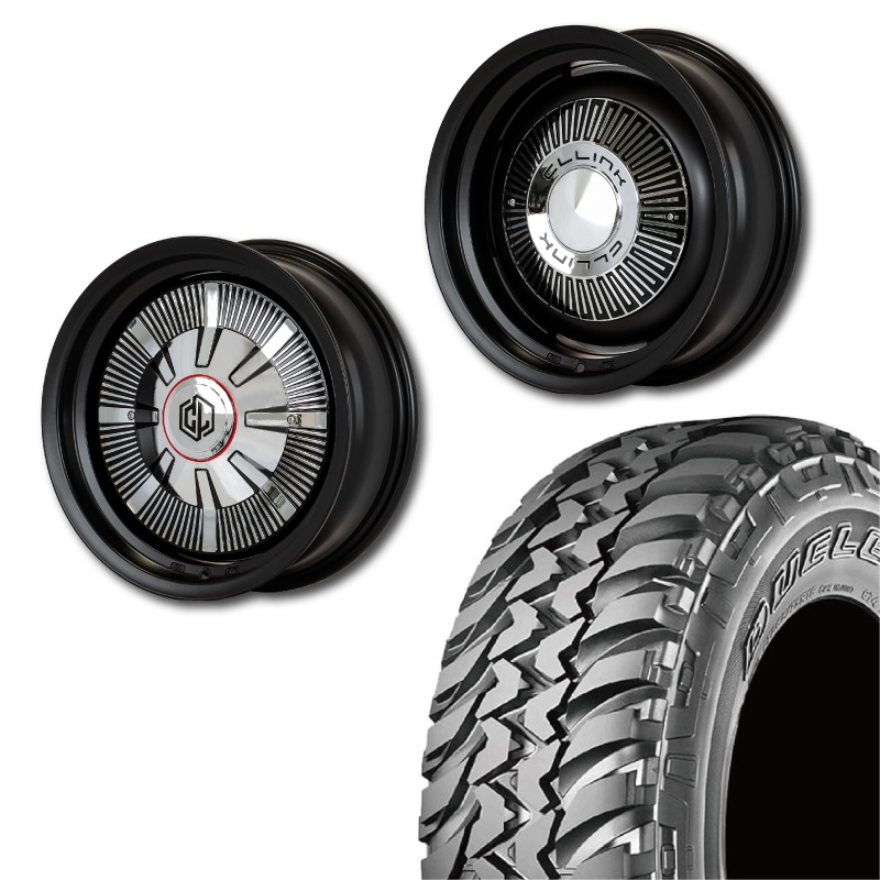 225/75R16<br> 選べるタイヤセット <br>【3インチUP 推奨】<br> The First <br>センターカバー2枚セット<br>コンプトン ガーデナ <br>16×6J -5 139.7 5H <br> シエラ ノマド<br>1本価格