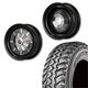 225/75R16<br> 選べるタイヤセット <br>【3インチUP 推奨】<br> The First <br>センターカバー2枚セット<br>コンプトン ガーデナ <br>16×6J -5 139.7 5H <br> シエラ ノマド<br>1本価格