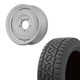 225/70R16<br> 選べるタイヤセット <br>【1～2インチUP 推奨】<br>【オーバーフェンダー 推奨】<br> オールドスタイルスチールホイール <br>16×5.5J +20 139.7 5H <br> ジムニー<br>1本価格