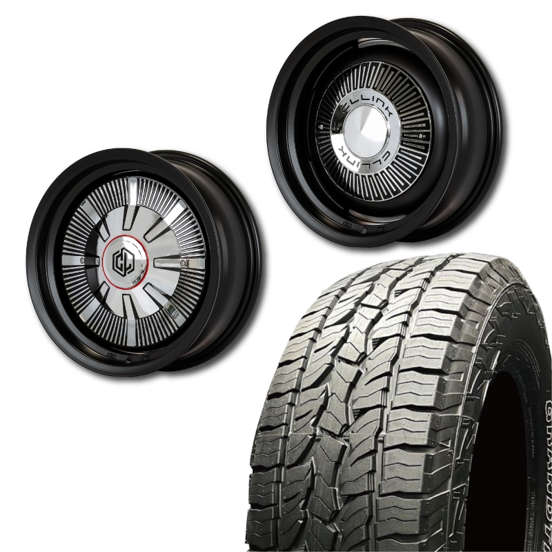 235/70R16<br> 選べるタイヤセット <br>【3インチUP 推奨】<br> The First <br>センターカバー2枚セット<br>コンプトン ガーデナ <br>16×6J -5 139.7 5H <br> シエラ ノマド<br>1本価格