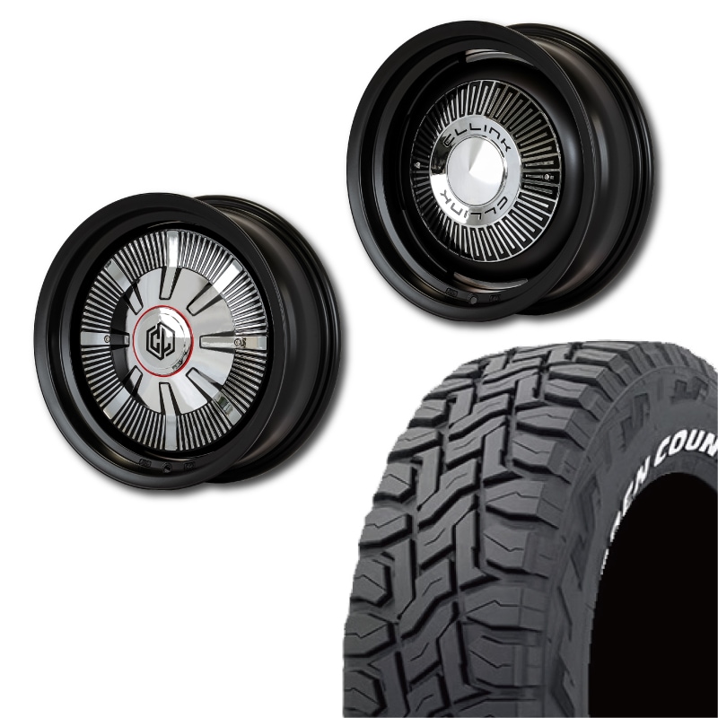 235/70R16<br> 選べるタイヤセット <br>【3インチUP 推奨】<br> The First <br>センターカバー2枚セット<br>コンプトン ガーデナ <br>16×6J -5 139.7 5H <br> シエラ ノマド<br>1本価格