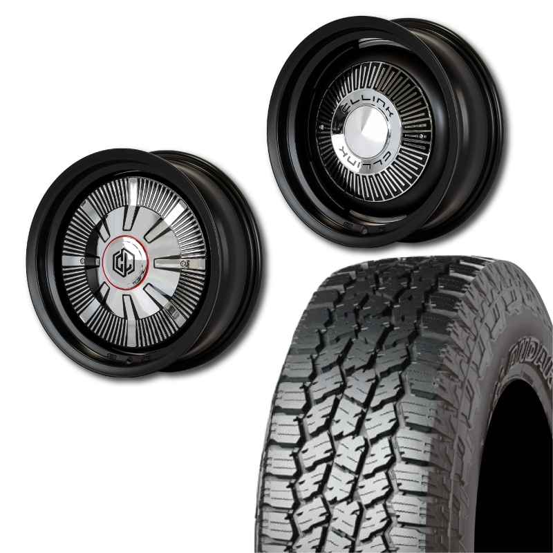 235/70R16<br> 選べるタイヤセット <br>【3インチUP 推奨】<br> The First <br>センターカバー2枚セット<br>コンプトン ガーデナ <br>16×6J -5 139.7 5H <br> シエラ ノマド<br>1本価格