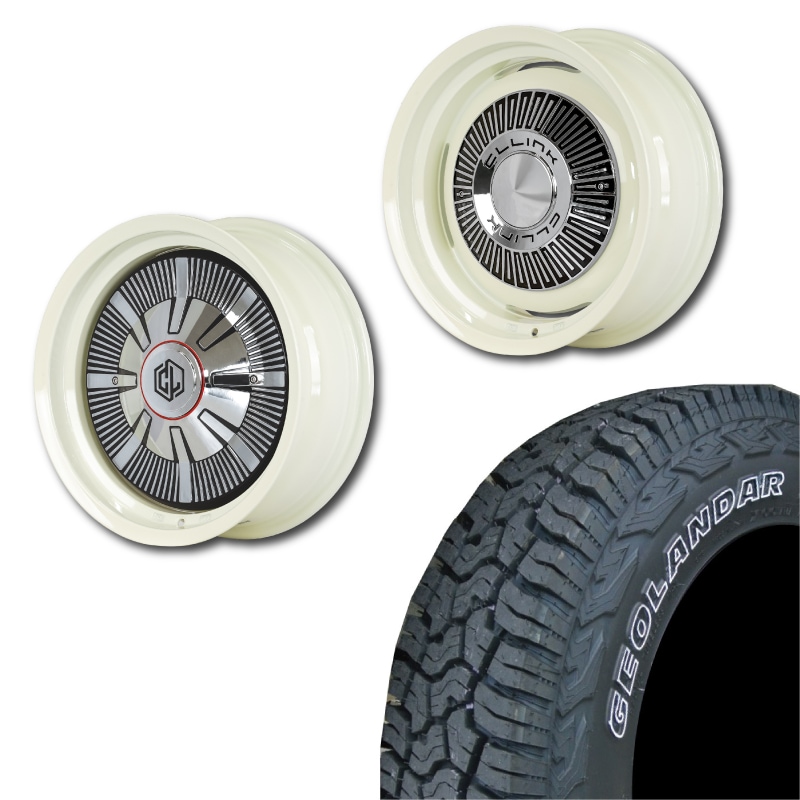 235/70R16<br> 選べるタイヤセット <br>【3インチUP 推奨】<br> The First <br>センターカバー2枚セット<br>コンプトン ガーデナ <br>16×6J -5 139.7 5H <br> シエラ ノマド<br>1本価格