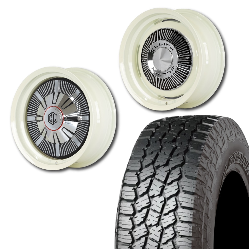 235/70R16<br> 選べるタイヤセット <br>【3インチUP 推奨】<br> The First <br>センターカバー2枚セット<br>コンプトン ガーデナ <br>16×6J -5 139.7 5H <br> シエラ ノマド<br>1本価格