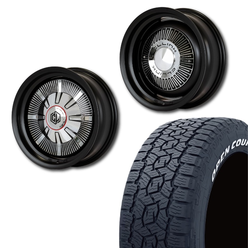 215/70R16<br> 選べるタイヤセット <br>【純正車輌 適合】<br> The First <br>センターカバー2枚セット<br>コンプトン ガーデナ <br>16×6J -5 139.7 5H <br> シエラ ノマド<br>1本価格