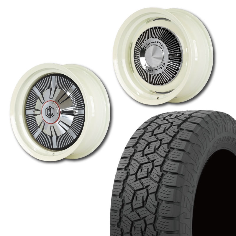 215/70R16<br> 選べるタイヤセット <br>【純正車輌 適合】<br> The First <br>センターカバー2枚セット<br>コンプトン ガーデナ <br>16×6J -5 139.7 5H <br> シエラ ノマド<br>1本価格