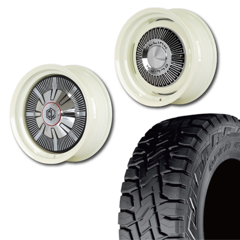 215/70R16<br> 選べるタイヤセット <br>【純正車輌 適合】<br> The First <br>センターカバー2枚セット<br>コンプトン ガーデナ <br>16×6J -5 139.7 5H <br> シエラ ノマド<br>1本価格