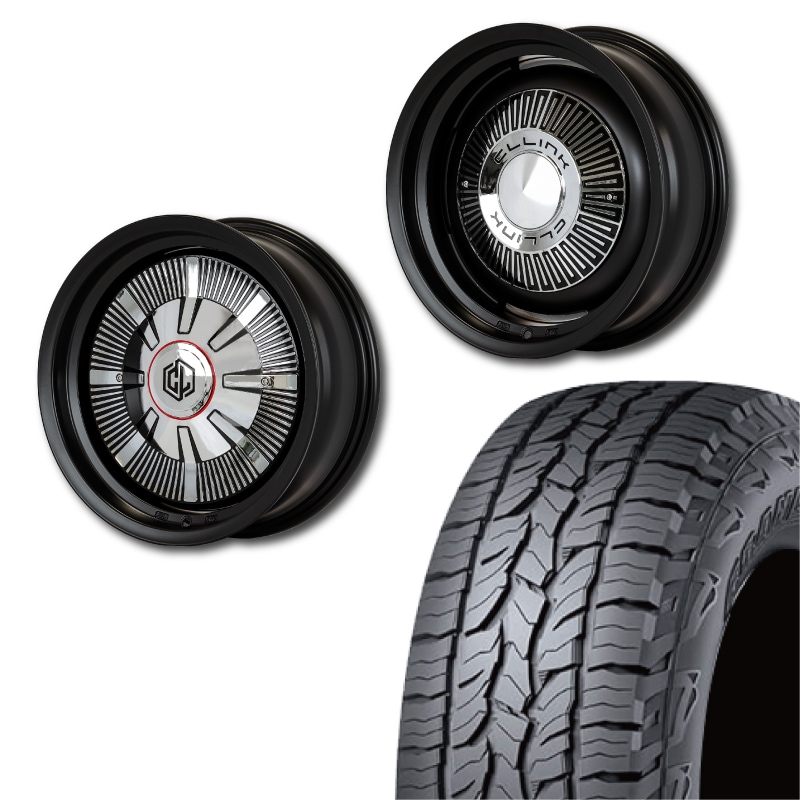 215/70R16<br> 選べるタイヤセット <br>【純正車輌 適合】<br> The First <br>センターカバー2枚セット<br>コンプトン ガーデナ <br>16×6J -5 139.7 5H <br> シエラ ノマド<br>1本価格