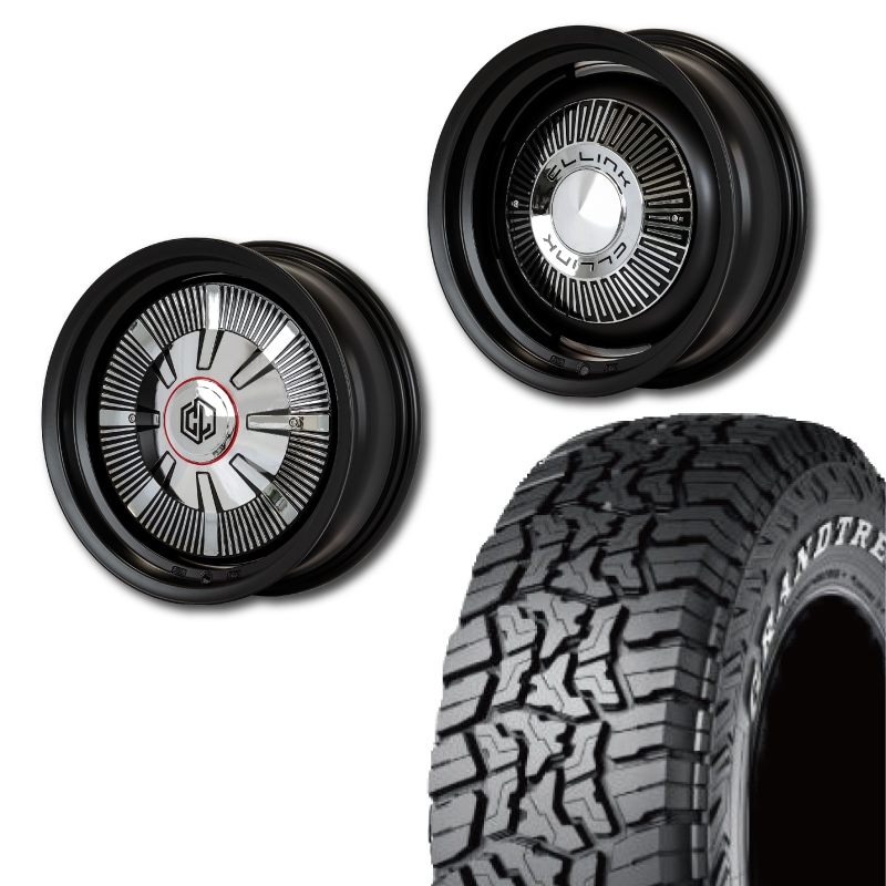 215/70R16<br> 選べるタイヤセット <br>【純正車輌 適合】<br> The First <br>センターカバー2枚セット<br>コンプトン ガーデナ <br>16×6J -5 139.7 5H <br> シエラ ノマド<br>1本価格